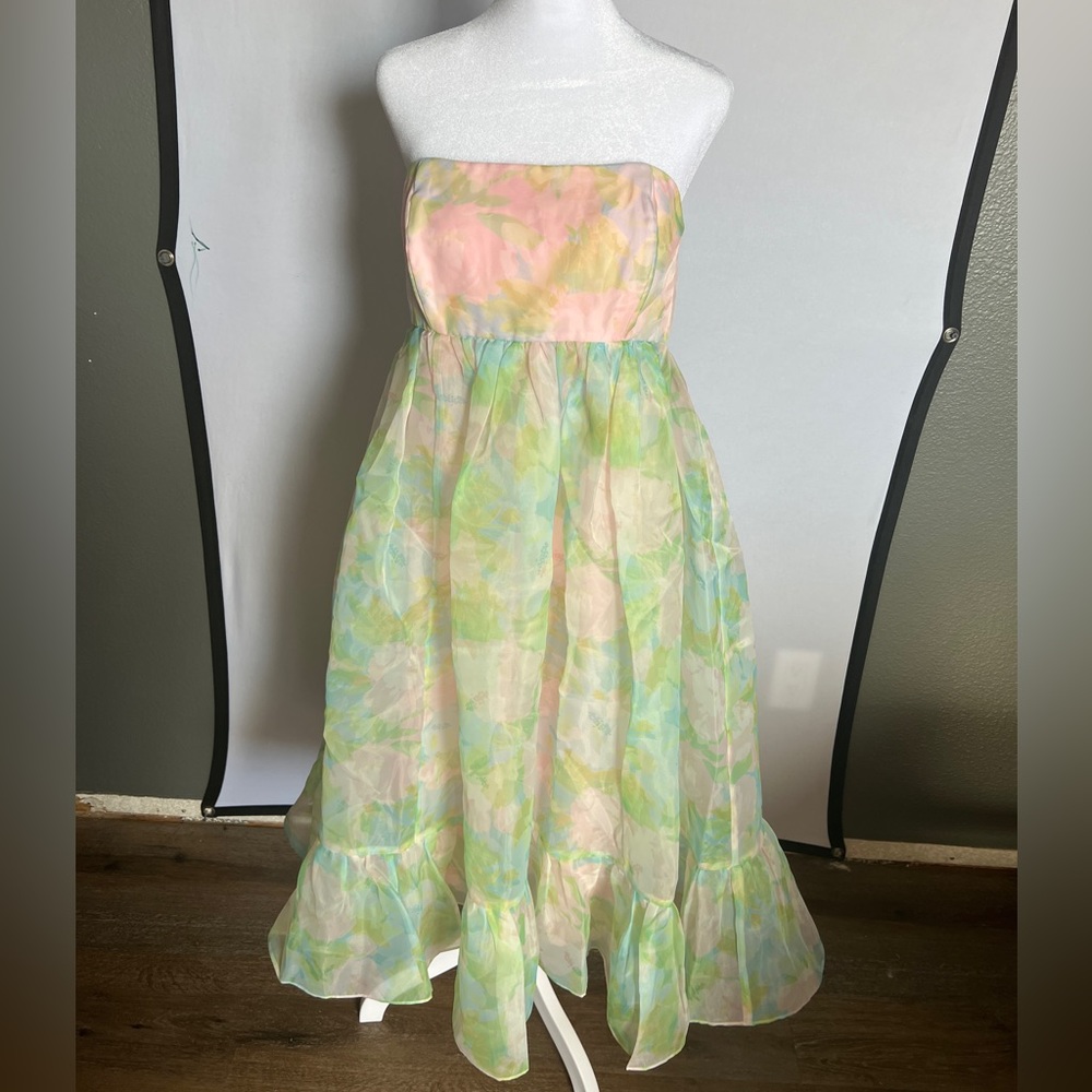 Whipped Cream Dress- pastel paints. Collaboration between Maison Amory & Selkie